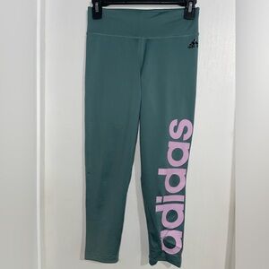 Adidas Teal Climalite Capri Leggings